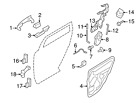 7t4z-7826685-c Ford Lincoln Genuine Reinforcement Edge