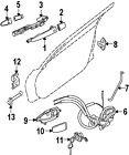80401jn00a Oem Nissan Genuine Hinge