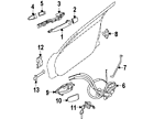 80430-9n00a Nissan Genuine Oem Door Check