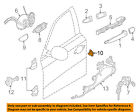 805703sg0a Nissan Oem Front Door-striker
