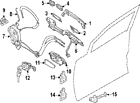 80654-jk000 Nissan Genuine Oem Handle Outside Gasket