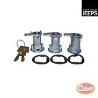 8122874k3 Lock Cylinder Kit Crown Door Keys Cylinders 3