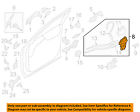 813202w010 Actuator Door-lock Hyundai Oem Santa 13-14 Front Fe