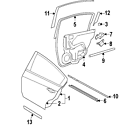 82830-zx60a Nissan 82830zx60a Genuine Oem