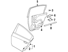 82831-zx60a Nissan Genuine Oem Door Wstrip