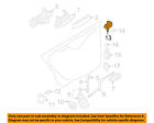 8e0831402c Audi Oem 06-08 A4 Quattro-door Hinge-upper Right