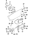 8h0-831-701 Audi Genuine Oem Upper Hinge Bolt