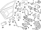 8k0-831-401-d Volkswagen Genuine Oem Upper Hinge