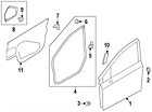 909130241 Subaru Genuine Oem Pad Clip