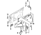 909205040 Subaru Genuine Oem Lock Assy Rod Holder