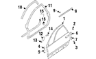 909410012 Subaru Genuine Oem Door Shell Plug