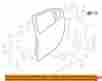 92264557 Gm Chevrolet Oem 14-15 Caprice Lock Hardware-rear Door-cap