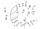 955-531-043-02 Porsche Genuine Cayenne Handle