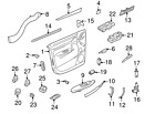 955-555-538-00-4q2 Porsche Genuine Cayenne Handle