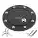 Gdk201bk 97-14 Dpt Motorsport For F-series Expedition Aluminum Black Fuel Tank Hatch Door Cover Lock Powder-coated