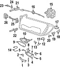 99753132101 Hinge Porsche Oem Genuine Upper