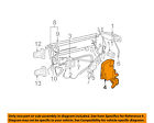9w1z5426413a Ford Lincoln Oem Town Car Rear Or Actuator Latch Release