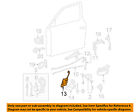 9573525010 Accent 00-02 Actuator Door-lock Oem Front Left Hyundai