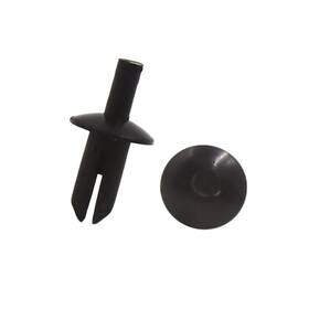 Fccar240808004614 Acropix 40pcs 5mm Dia Hole Plastic Rivets Mudguard Fastener 0.79 Inch Black