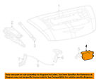 5140944aa Actuator Chrysler Trunk-lock 05-08 Crossfire Oem