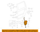72610szaa02 Actuator Oem 09-14 Pilot 72610 Aa02 Door-lock Honda Rear