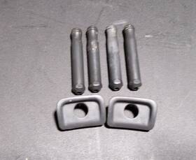 Acura Honda Oem 97 98 99 00 01 97-01 Crv Door Lock Knob Set 4pcs Panel Bezel 2pcs Type Y Dark Grey Rd1