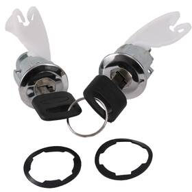 F15d-42-221 Aftermarket For 1992-1995 Ford F150 250 350 Pickup New Pair Door Lock Cylinder With 2 Keys