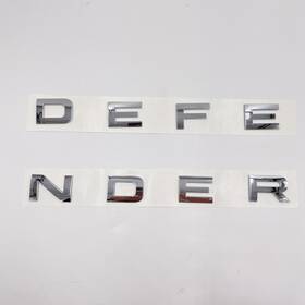 Ft-lre042 Aftermarket Lr Defender 20-22 Front Chrome Letters Hood Badge