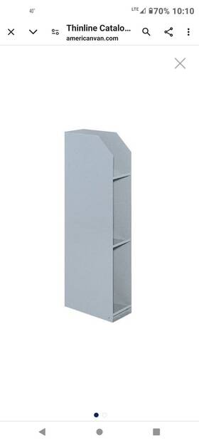 Tcr-6 American Van Catalog Rack Model With Utility Hooks Uh-3 50.00