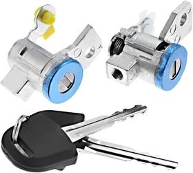 19121155 Anxingo Left And Right Door Lock Cylinders With Keys Replacement For 2004-2012 Chevy