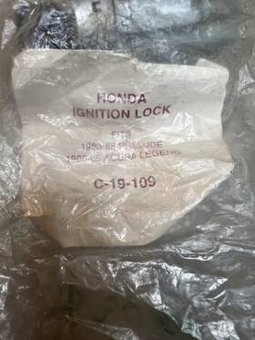 C-19-109 Asp Honda Acura New Ignition Lock 2 Keys 1983-88 Prelude 1986 88 Legend