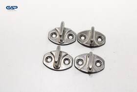 4m0837033a Audi Q8 Front And Rear Door Lock Latch Striker Oem 2019 - 2023 -set Of 4