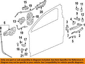 107837167ed Audi Oem 17-25 Q7 Sq7 Front Door Lock Hardware-lock Cylinder