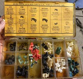 An-903 Auveco An903 Vintage Door Lock Rod Clips Kit Gm/ford/chrysler Mechanic Tools