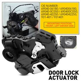 25990004 Auxito 2pc Power Of Lock Door Actuators Latch Front Left Driver For Toyota Lexus E