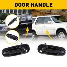 77609 Auxito Set Of 2 Front Outer Outside Exterior Handle Door Lh Rh Side Fit 97-01 Cr-v Crv