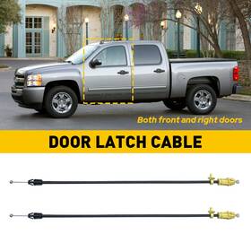 Eoq-mslx-75412 Auxito Door Latch Cables For 2008-2013 Chevrolet Silverado 1500 Ls And Gmc Sierra Sl
