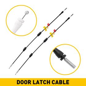 Eoq-mslx-75413 Auxito 2pc Rear Door Latch Cable For 1997-1999 Ford F250 1997-2003 F150 Left&right