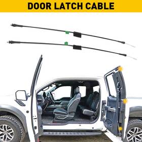 Mslx-f250-97-04-2pc Auxito Rear Door Lower Side Latch Release Cable For Ford 97-04 F150 F250 2 Pcs