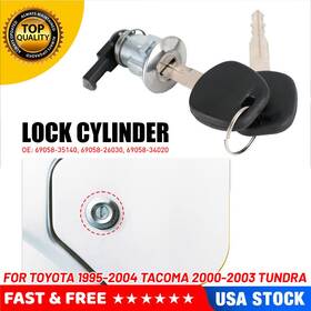 Sx-tundra-00-03 Auxito Fit Toyota 1995-2004 Tacoma 2000-2003 Tundra Fuel Door Lock Cylinder And Keys Usa