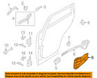B60s73973 Mazda Oem Lock Cover Left