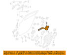 Bbm472310a Actuator 10-13 Oem Rear 3 Mazda Door-lock