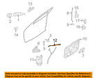 Be5z54221a00a Ford Oem Front Door-cable