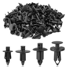 0018-x160 Beyisi 160pcs Plastic Fender Clips Body Rivets Compatible 6mm 7mm 8mm 9mm