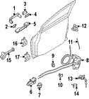 80644el11a Bezel Genuine Handle Nissan Oem
