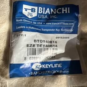 Btoy40bt4 Bianchi Original Oe New Lexus Uncut Transponder Chip Key Blank 1997-2001