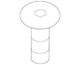 07-12-9-905-491 Bmw Genuine Striker Screw