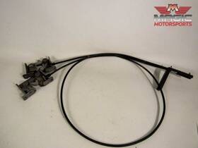 181.bm1p08 Bmw E60 525i 530i 535i 550i Hood Latch Locks Bowden Cable Set L And R Oem