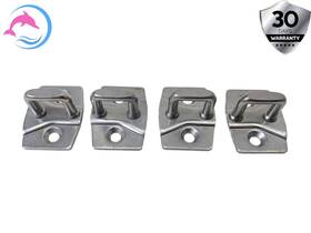 181.bm1x12 Bmw 2010 - 2012 Oem 750i Xdrive Front And Rear Door Lock Latch Strikers Set Of 4
