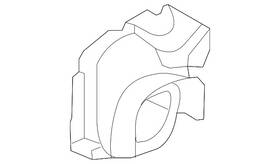 51-21-7-185-561 Bmw Genuine Lock Cylinder Cover